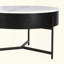 Table basse à plateau relevable moderne avec rangement et 3 repose-pieds-114197550-114197553