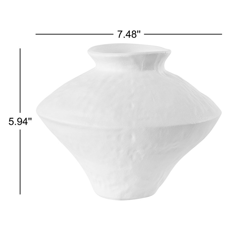 Mills Handmade Ceramic / Porcelain Table Vase by Renwil