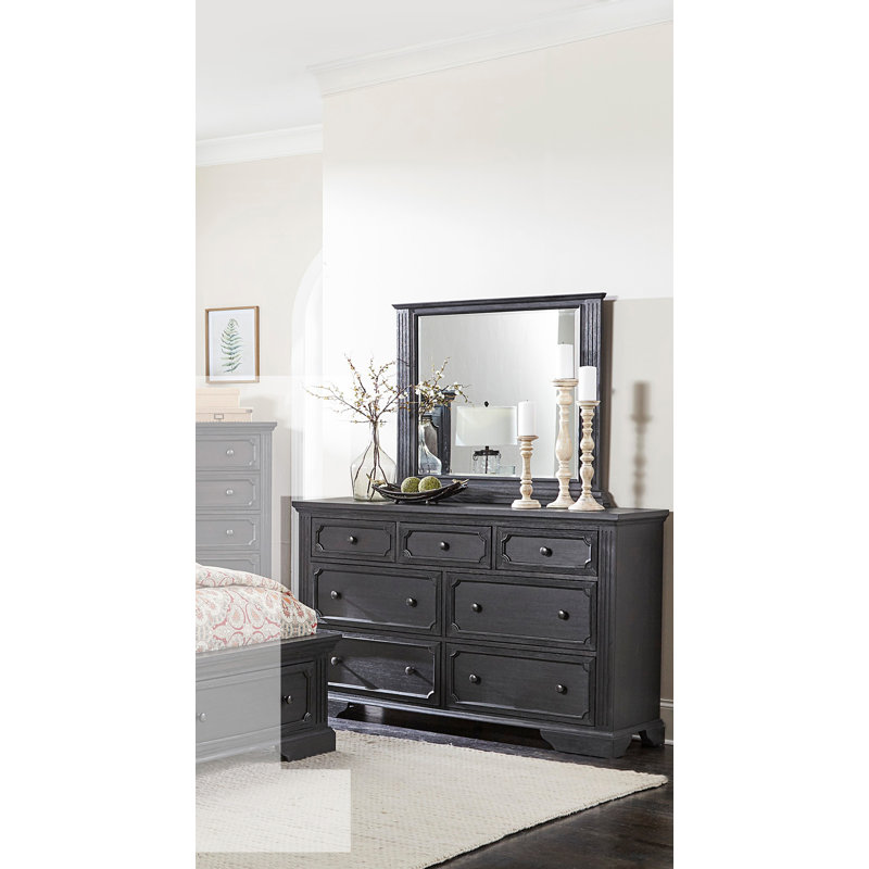 Commode 7 tiroirs avec miroir Thimeo