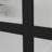 46'' W X 72'' H Walk-In Black Framed Wetroom Shower Screen Panel