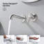 Robinet de salle de bain mural circulaire-72888963