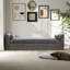 Banc rembourré avec deux coussins Modern Chenille-446880481