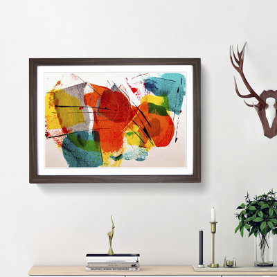Abstract Art Painting Vol.479 by S.Johnson - Framed Print