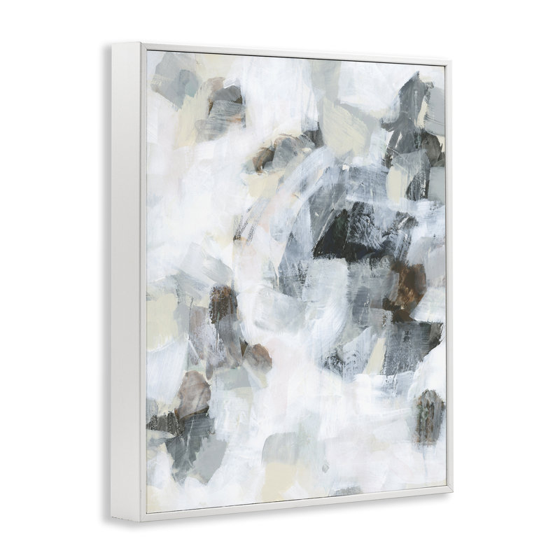 «Soft Soft», estampe numérique par Grace Popp, Estampe numérique encadrée blanc bord de mer, H 14 po x l 11 po
