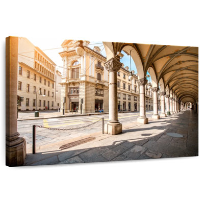 Central Street In Turin