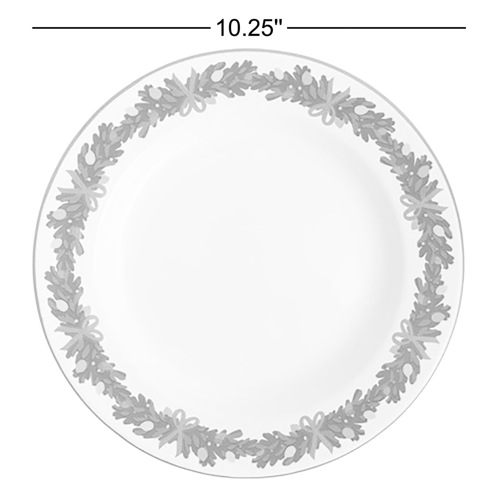 Christmas Garland 10" Salad Plate