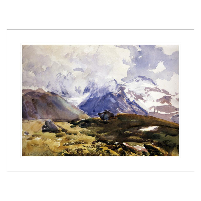«The Simplon» par John Singer Sargent, impression giclée sur cadre, H 22,87 po x l 29,5 po