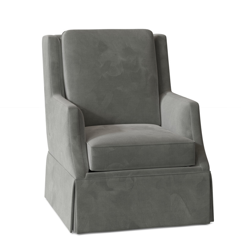Savannah 31.5" W Wingback Chair, 9953 Pewter