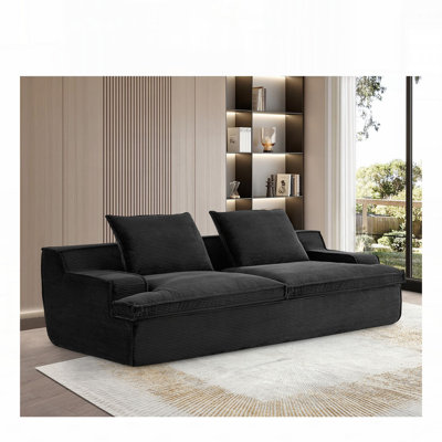 Boneless Compression Foam oversized sofa