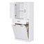 Armoire de rangement pour salle de bain avec deux paniers à linge, armoire de rangement avec portes et tiroir pour la maison-640856682
