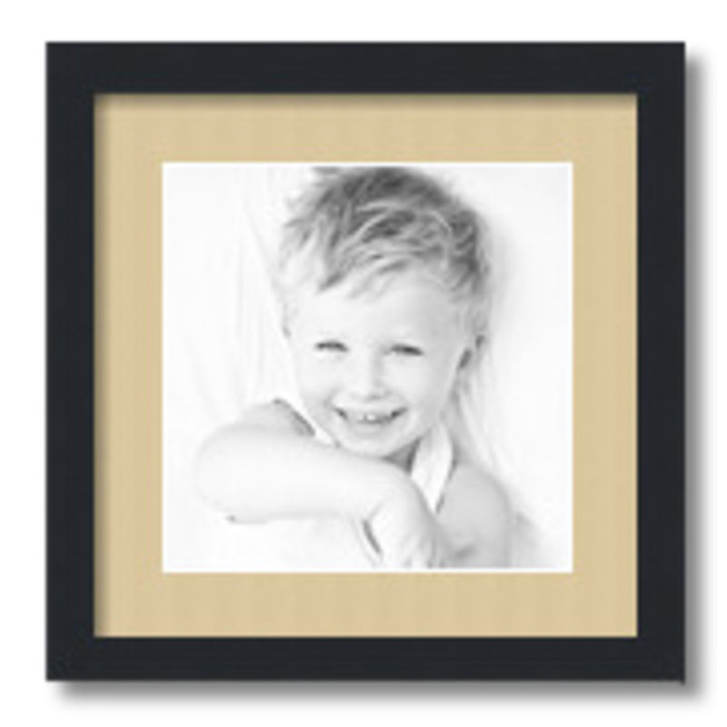 Matte Picture Frame with Mat, Green Whisper