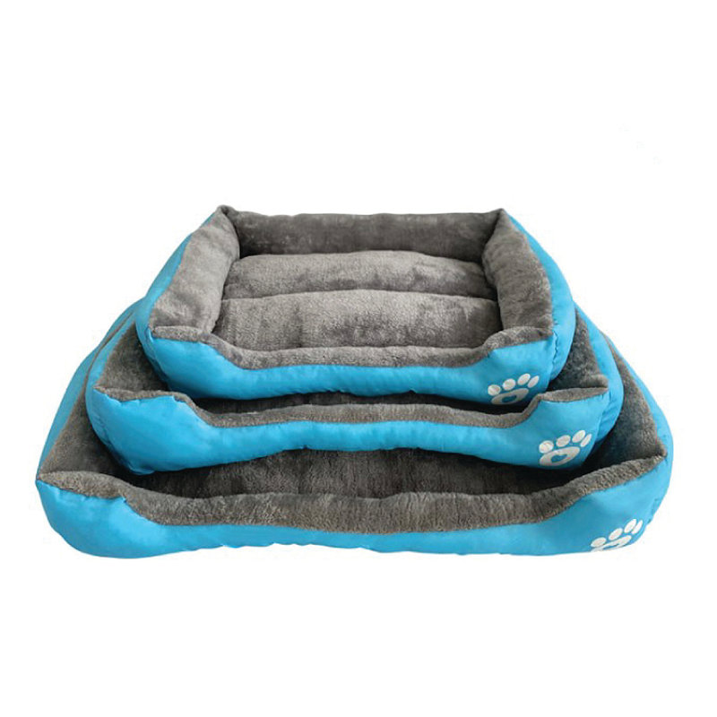 Lit pour chien Spade Grey, Très très grand (l 37,4 po x P 28,3 po x H 5,5 p, Bleu