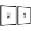"Abstract Shapes 01 & 02", ensemble de 2 reproductions d'art encadrées par Gabrielly Guedes