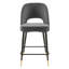 Tabouret de comptoir en velours gris anthracite Rouse Performance-1686944931-1686687536-1686944934