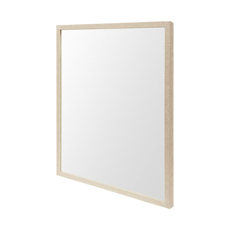 Miroir de salle de bain Aariah, Brun clair, H 31,5 po x l 25,5 po