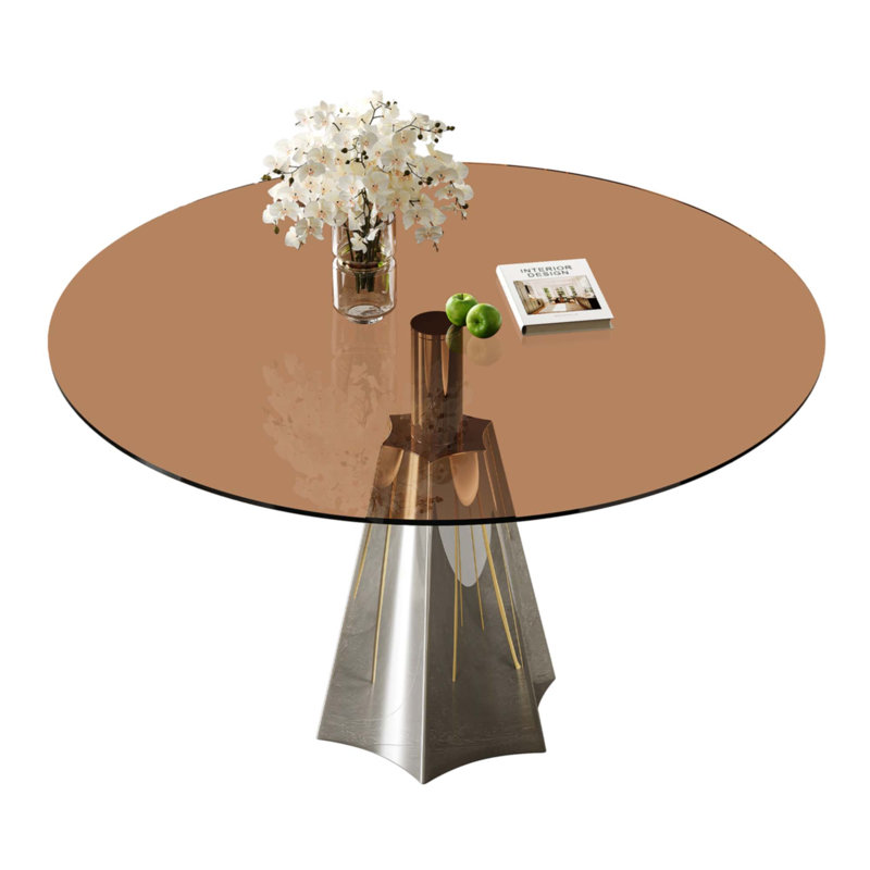 Compact 35" Round Dining Table