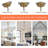 Modern Chandelier With Glass Shade, Adjustable Height, Dimmable 6-Light Fixture For Kitchen Island, Dining Room, Living Room, And Farmhouse Decor-842826006