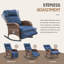 Chaise berçante inclinable avec dossier et repose-pieds Arcturus-364302594-364302593