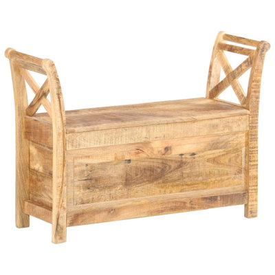 Argyle Solid Wood Storage Bench