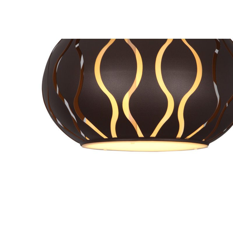 Frinton 3 - Light Coffee Brown Unique/Statement Pendant