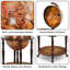 Shorey Floor Wine Bottle & Glass Rack in