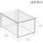 Stackable Plastic Storage Organizer Bins With Pull-Out Drawer For Closet, Cabinet, Shelf, And Dresser Organization - Clear