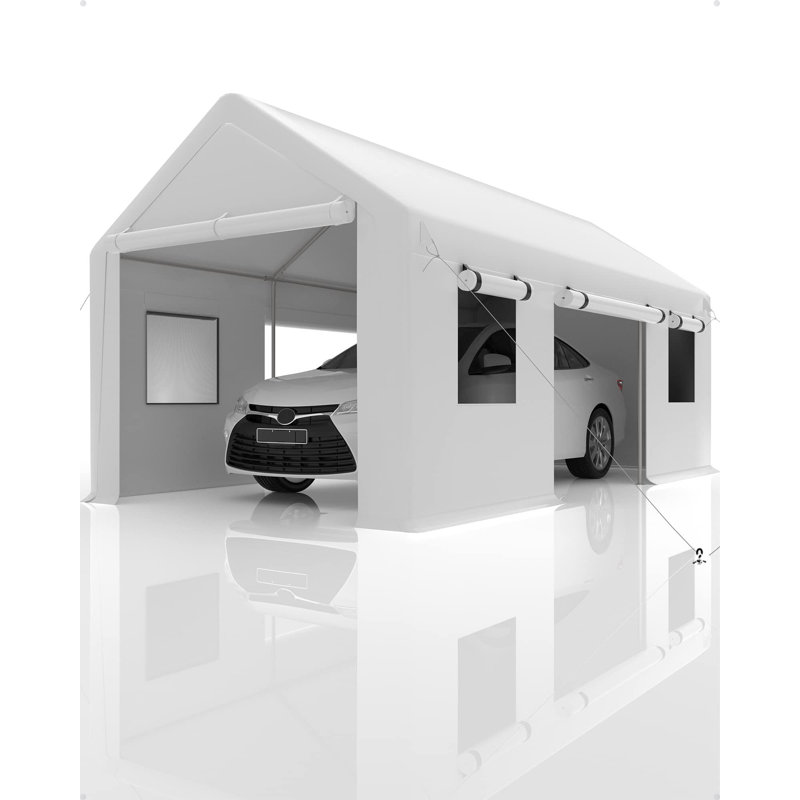 10 pi. L 20 pi. D Garage, blanc