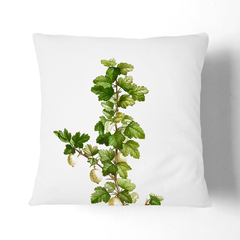 Floral Square Cushion, 55cm H x 55cm W x 20cm D