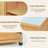 Potting Bench With Storage Cabinet And Metal Table Top For Outdoor Patio-458408985