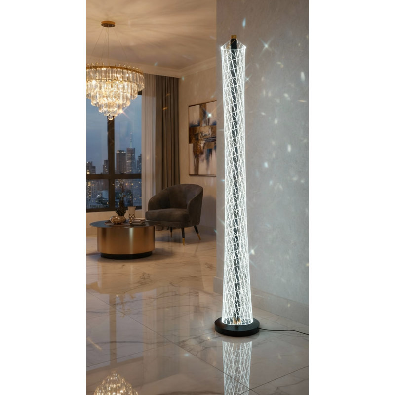 Lampe colonne sur pied Lumen