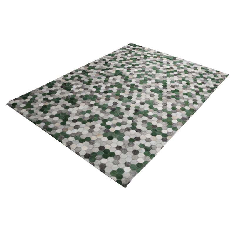 Tapis en cuir de vache, Rectangle 9 pi x 12 pi