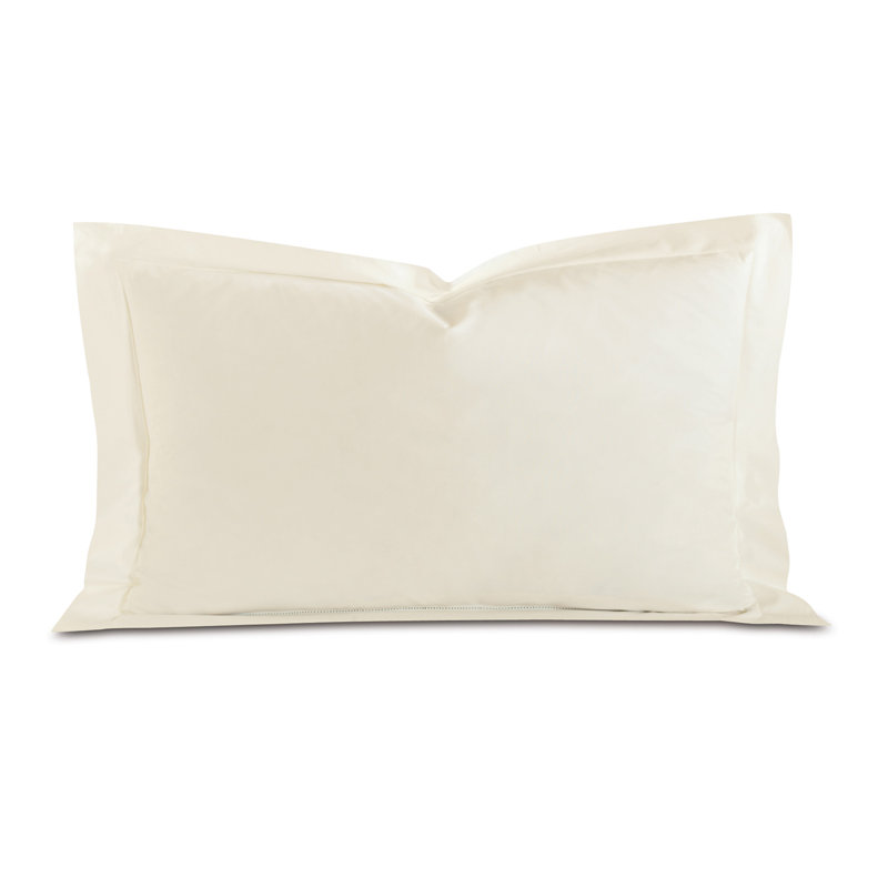 Gianna Cotton Pillow Sham, Ivory, King