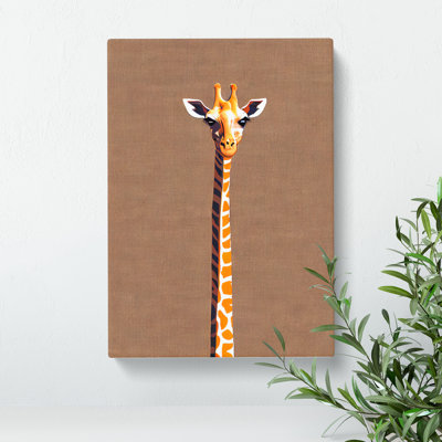 Skinny Giraffe - Wrapped Canvas