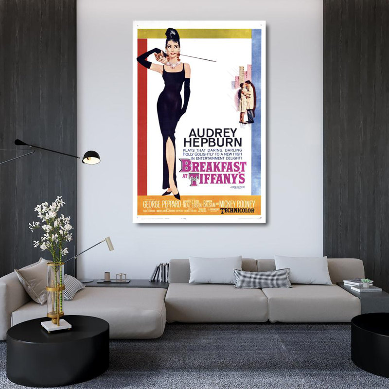 Breakfast at Tiffany's, H 48 po x l 32 po