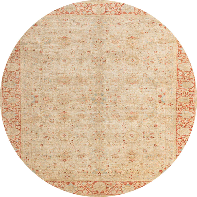 Tapis abstrait moderne 4193, Rond 3 pi