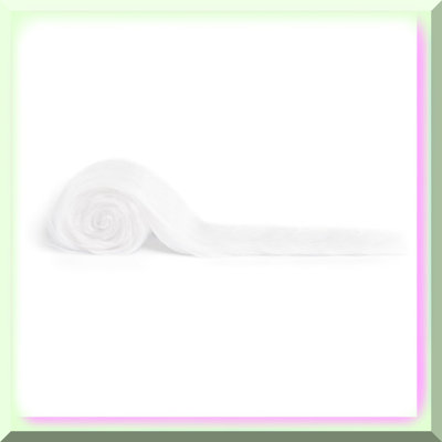 White Ribbon Trim 5" x 72" Fabric