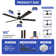 Laquaysha 60'' Ceiling Fan with LED Lights