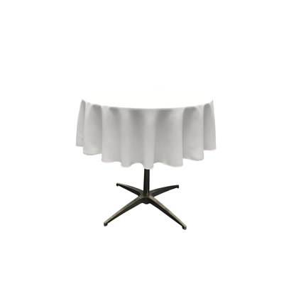 Fisher Solid Color Round Tablecloth