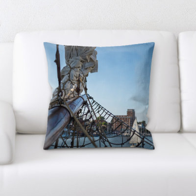 Housse et insert de coussin carré Statue