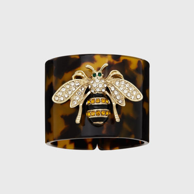 Resin Stripey Bee Napkin Ring