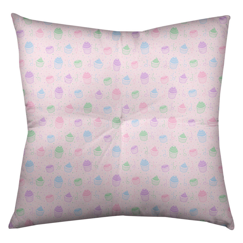 Coussin de sol Katelyn Elizabeth, 26 po x 26 po, Rose