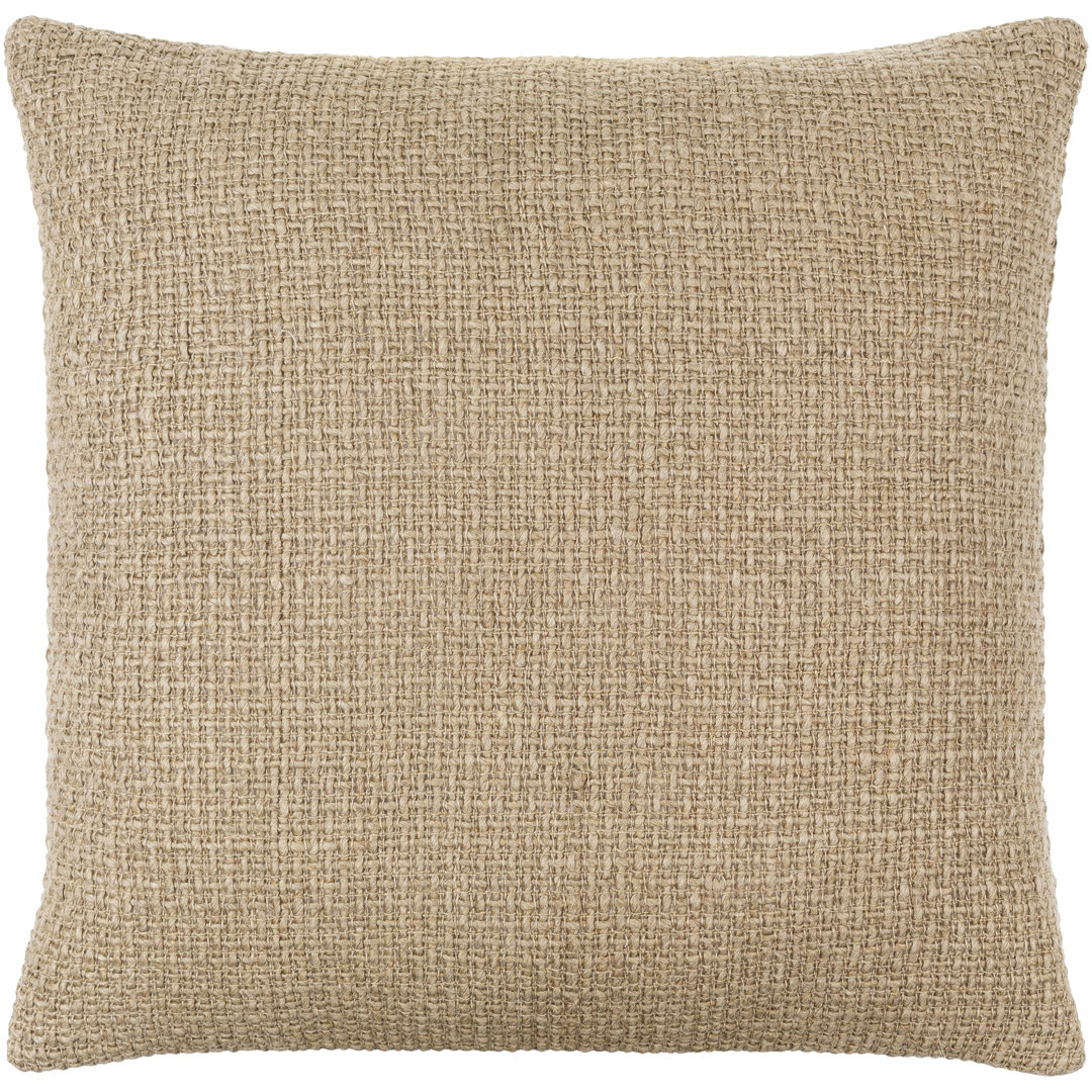 Linen Blend Throw Square Pillow Cover & Insert Livabliss 