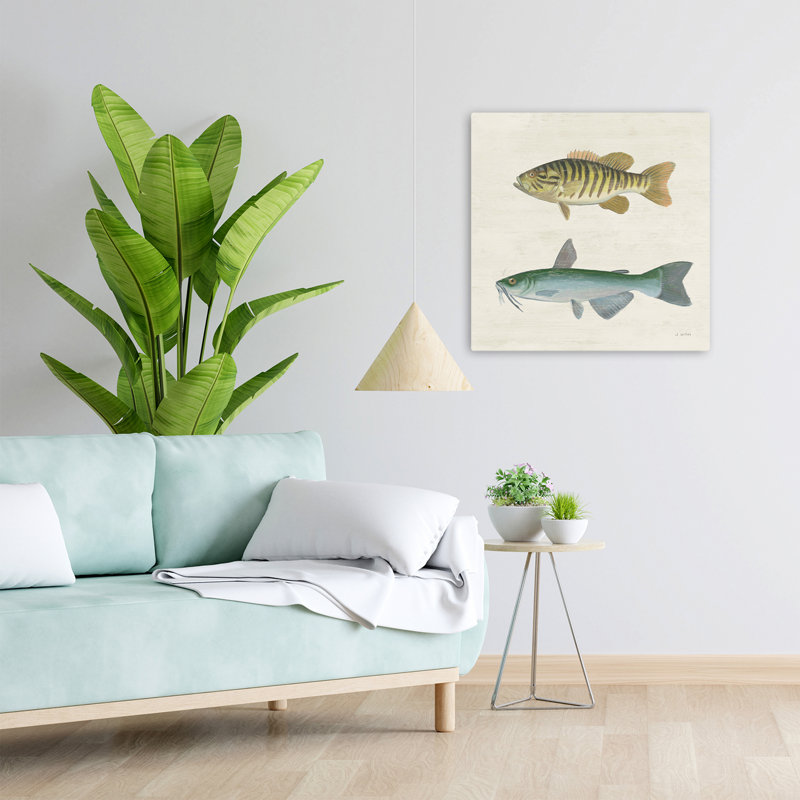 Waters Edge Ii, art contemporain, H 24 po x l 24 po