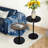 Modern Nesting Side Tables with Concentric Circle Design