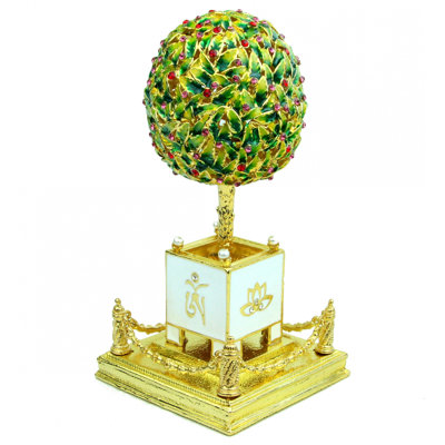 Sculpture Bejeweled Wealth Granting Tree