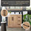 Ensemble de meuble-lavabo simple 36 po avec grain Cicero
