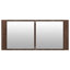 Dadrien 45cm H x 100cm W Wall Mounted Required Mirror Cabinet with LED Lighting-183499677