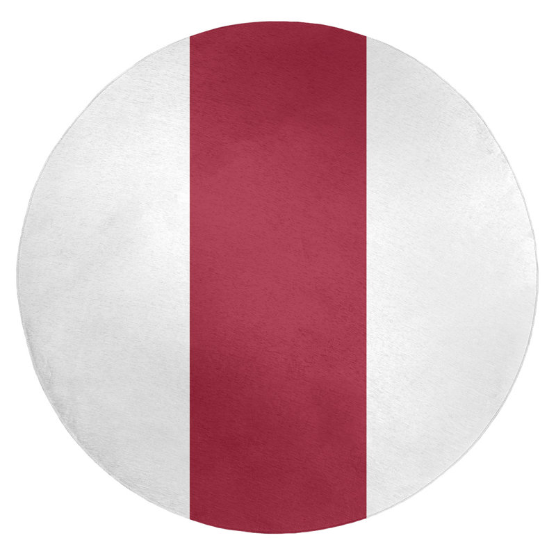 Chenille Indoor Rug, Round 5'