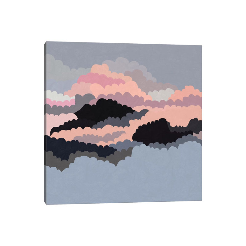 Magic Sunset Clouds On The Sky by Alisa Galitsyna - Wrapped Canvas Print, 30.48 cm H x 30.48 cm W