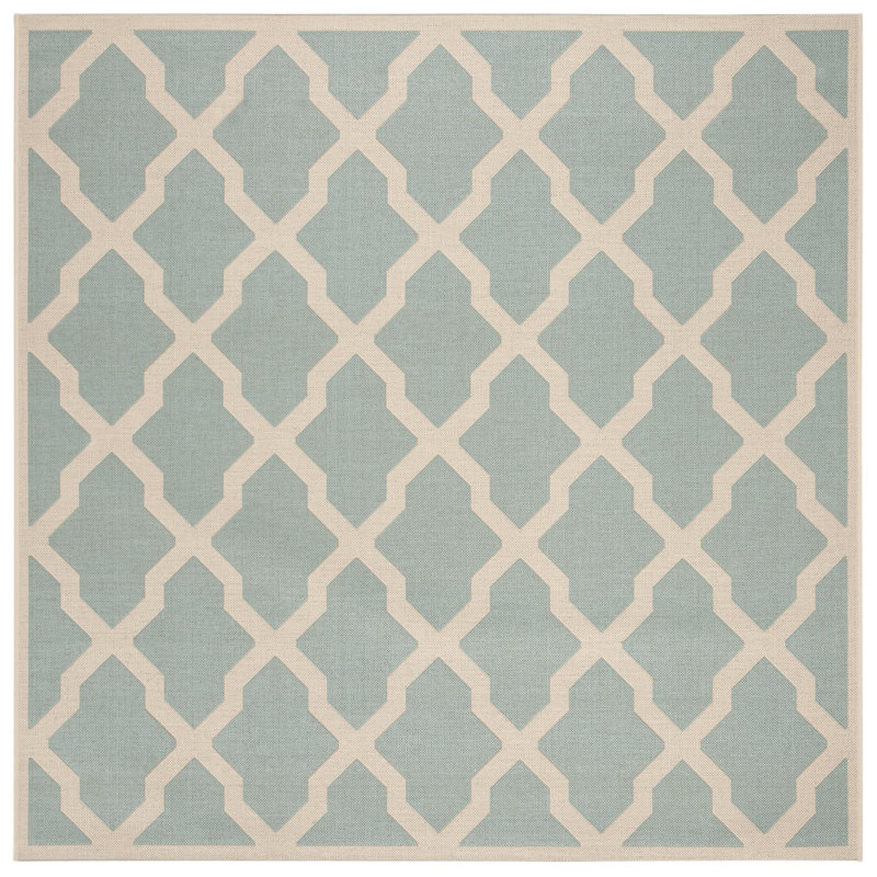 Ferrill Linden 100 Performance Geometric Rug, Square 6'7"